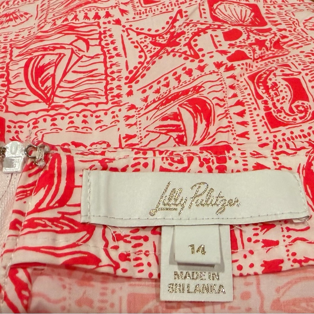 Lilly Pulitzer Red and White Skort - Picture 3 of 3